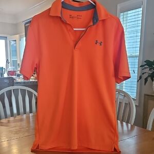 Under Armour Men's Bright Orange Polo